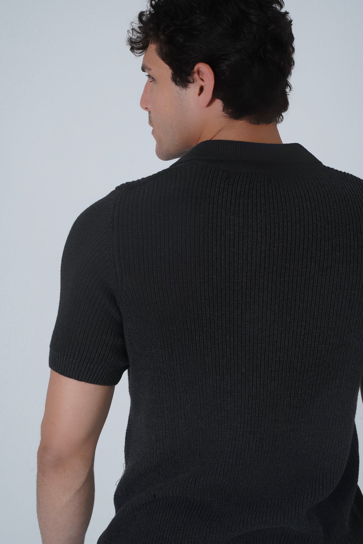 DARK GREY PREMIUM COTTON POLO SHIRT