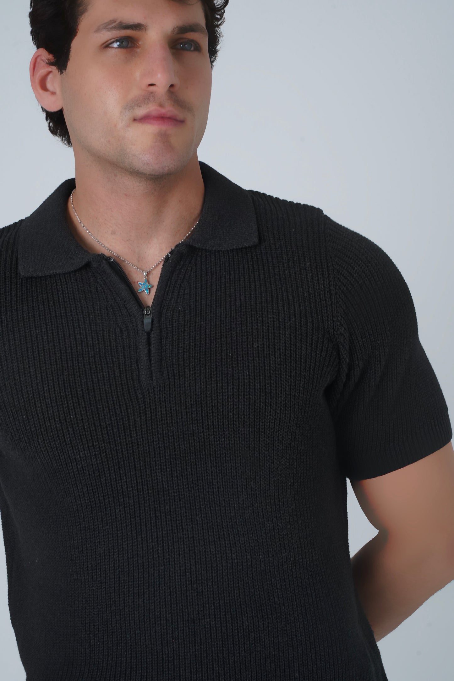 DARK GREY PREMIUM COTTON POLO SHIRT