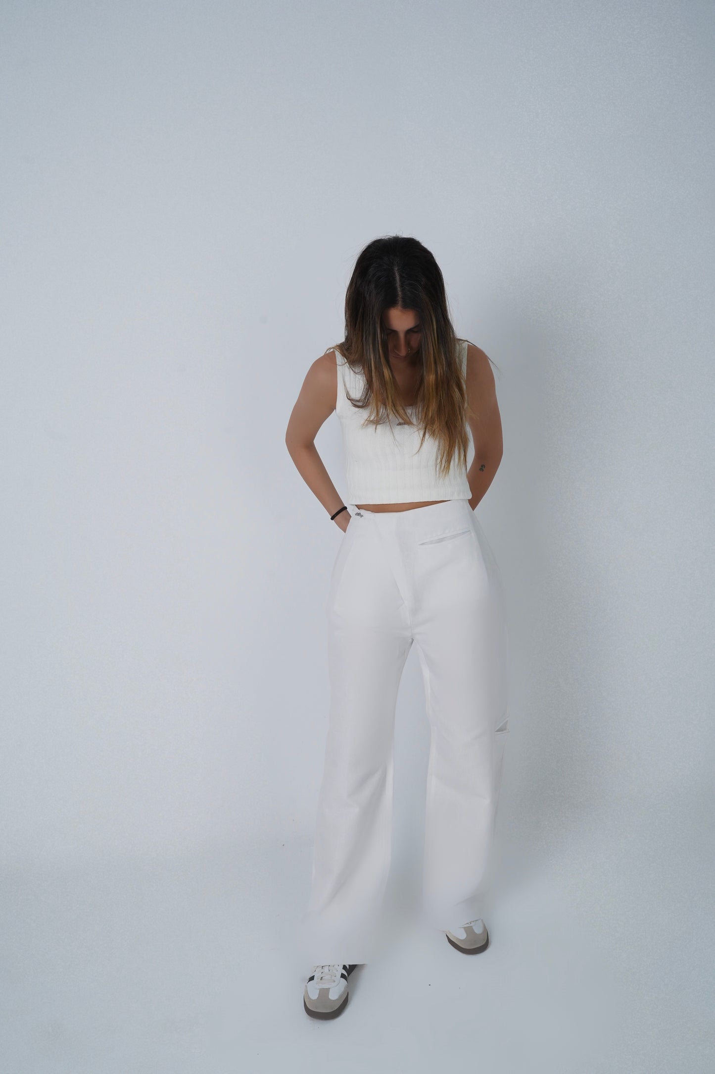 Mable's linen pants for her