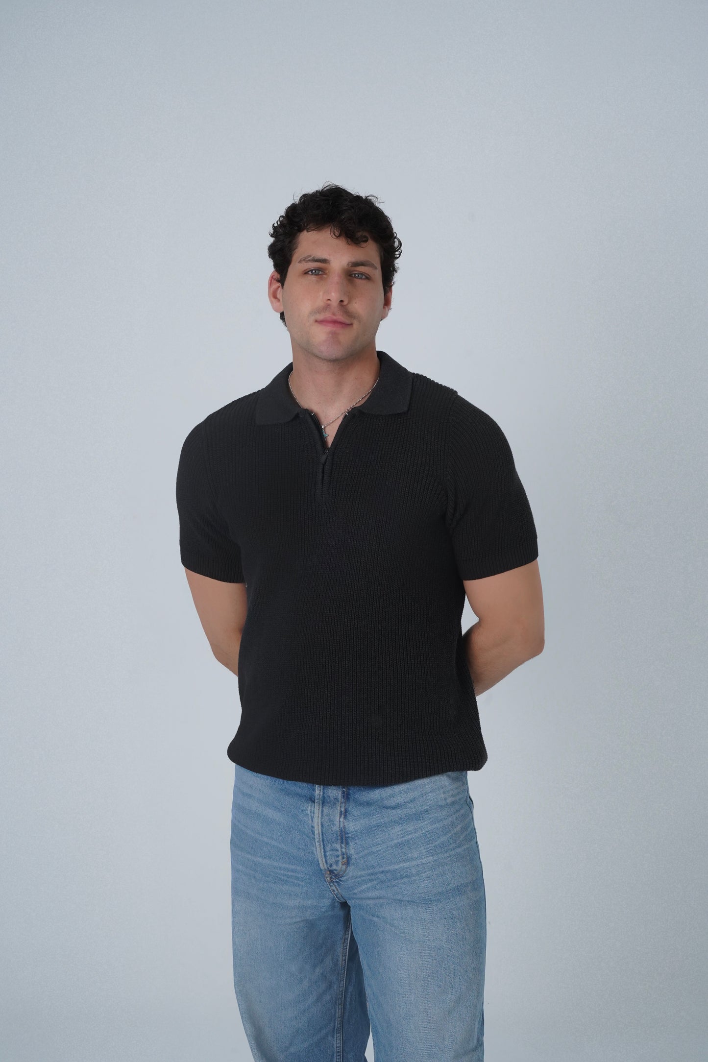 DARK GREY PREMIUM COTTON POLO SHIRT
