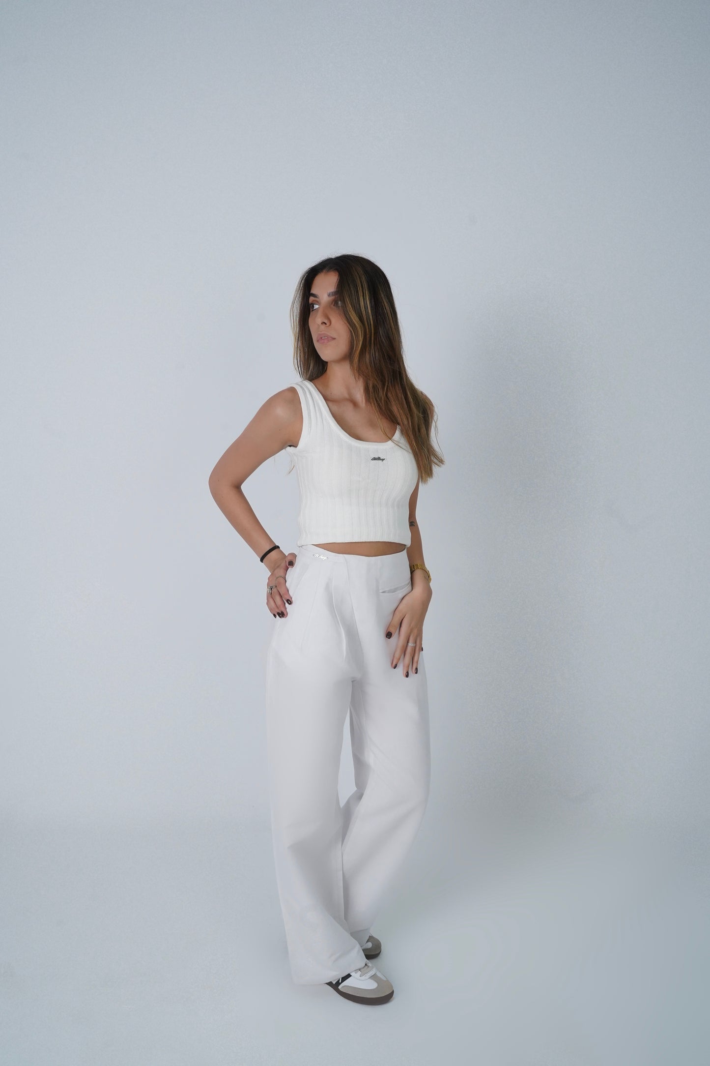 Mable's linen pants for her