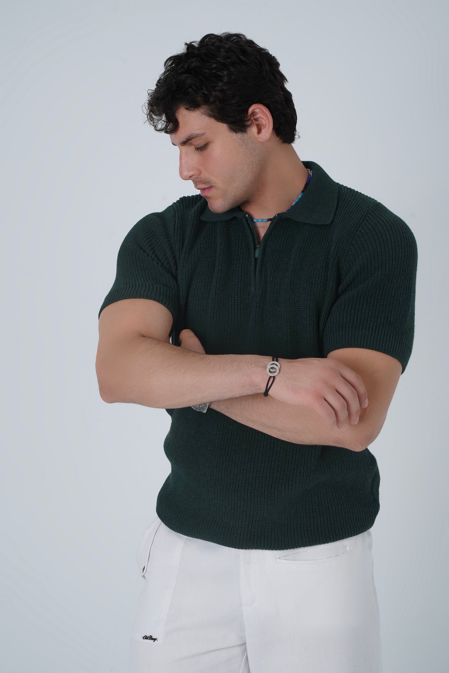 DARK GREEN PREMIUM COTTON POLO SHIRT