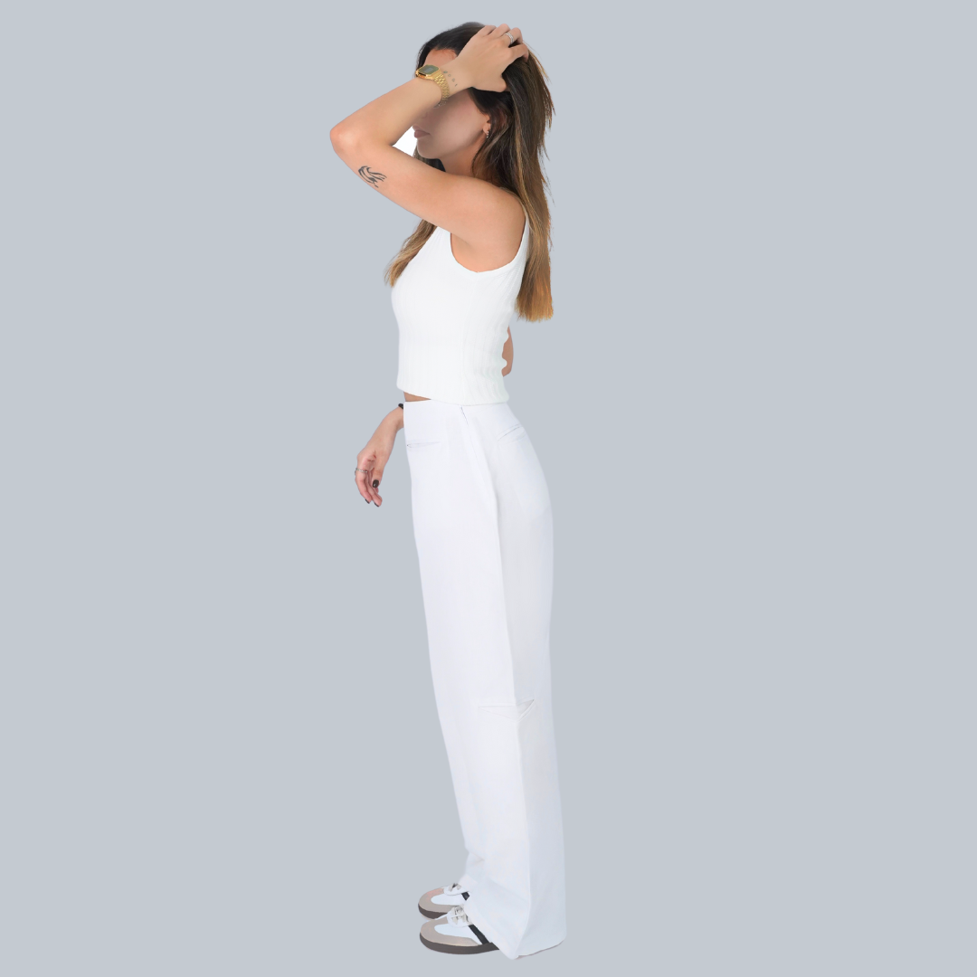 Mable's linen pants for her