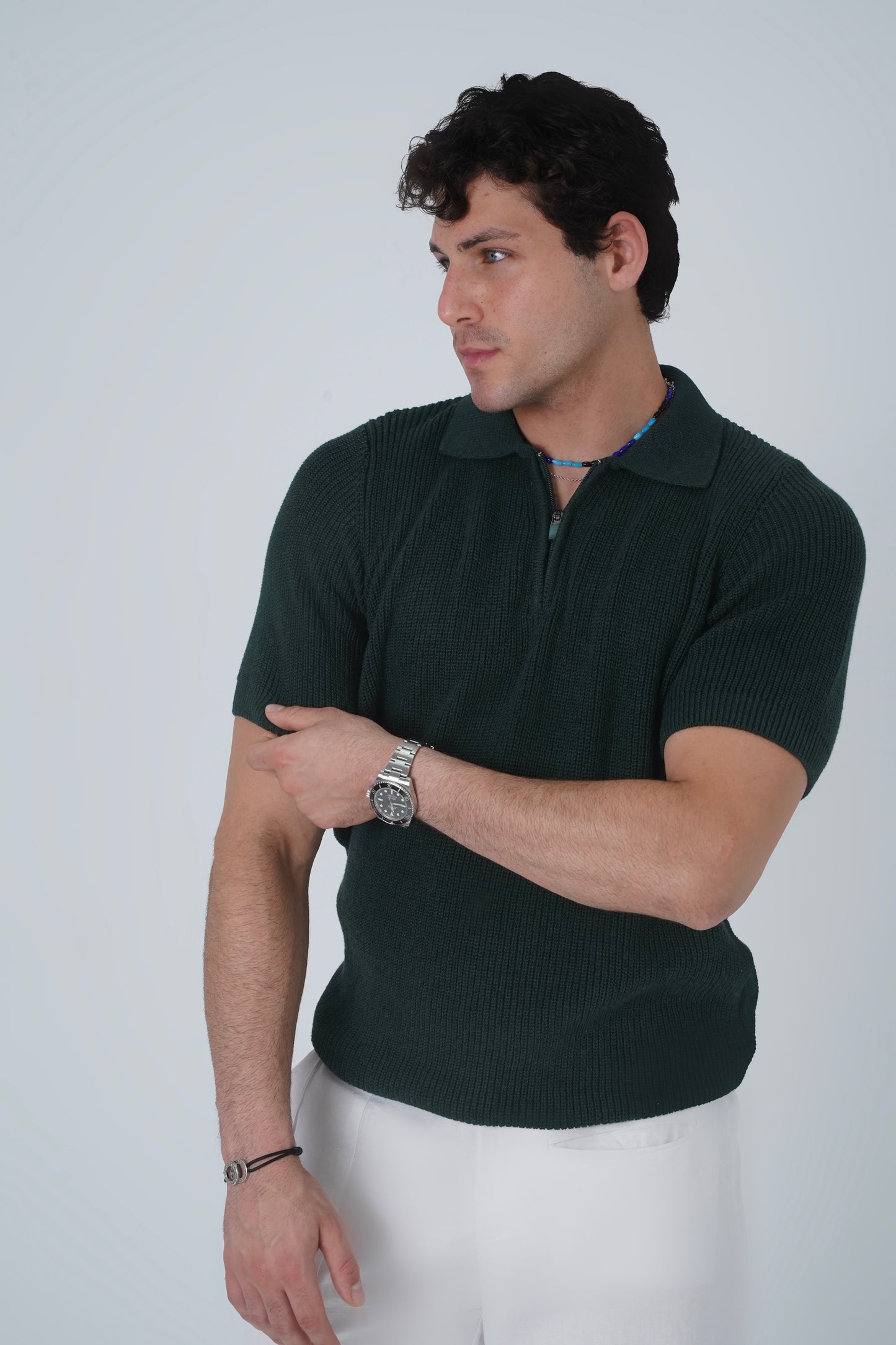 DARK GREEN PREMIUM COTTON POLO SHIRT
