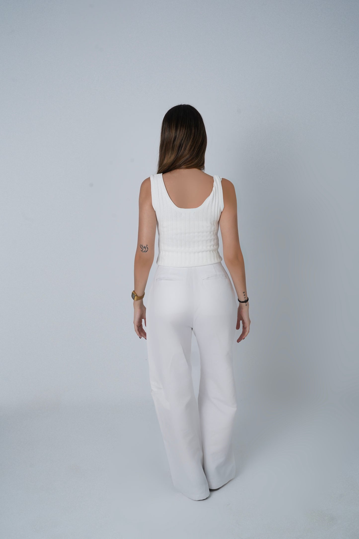 Mable's linen pants for her