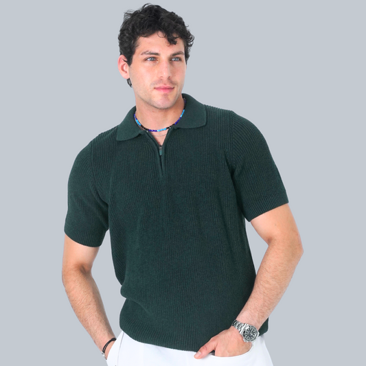 DARK GREEN PREMIUM COTTON POLO SHIRT