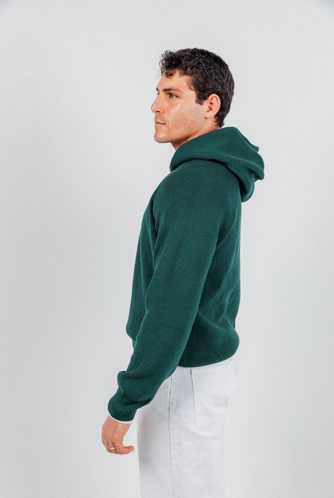 Teal Green James Knitted Overhead