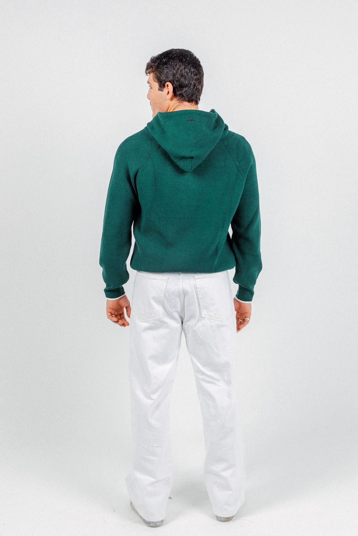 Teal Green James Knitted Overhead