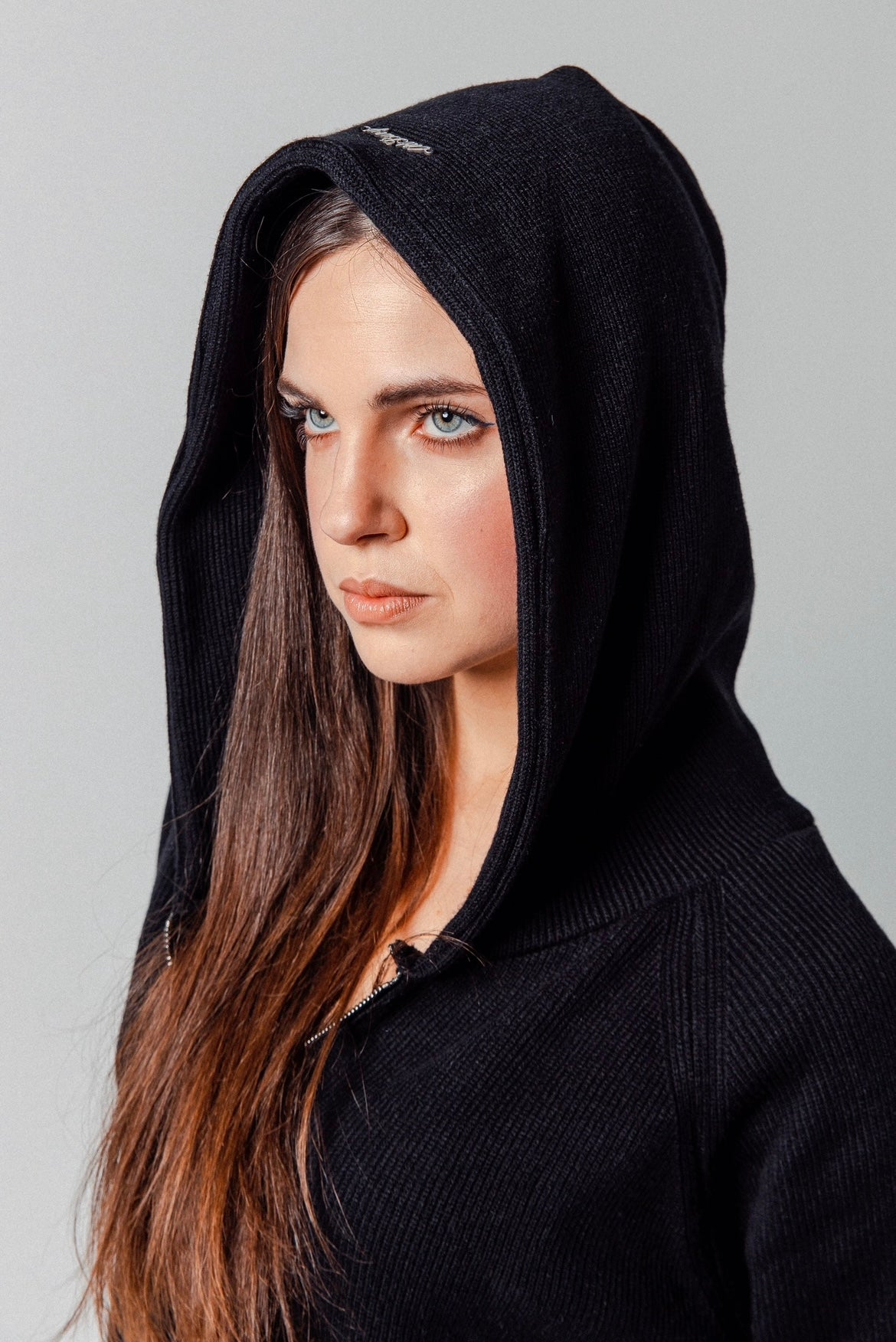 Black James Knitted Overhead