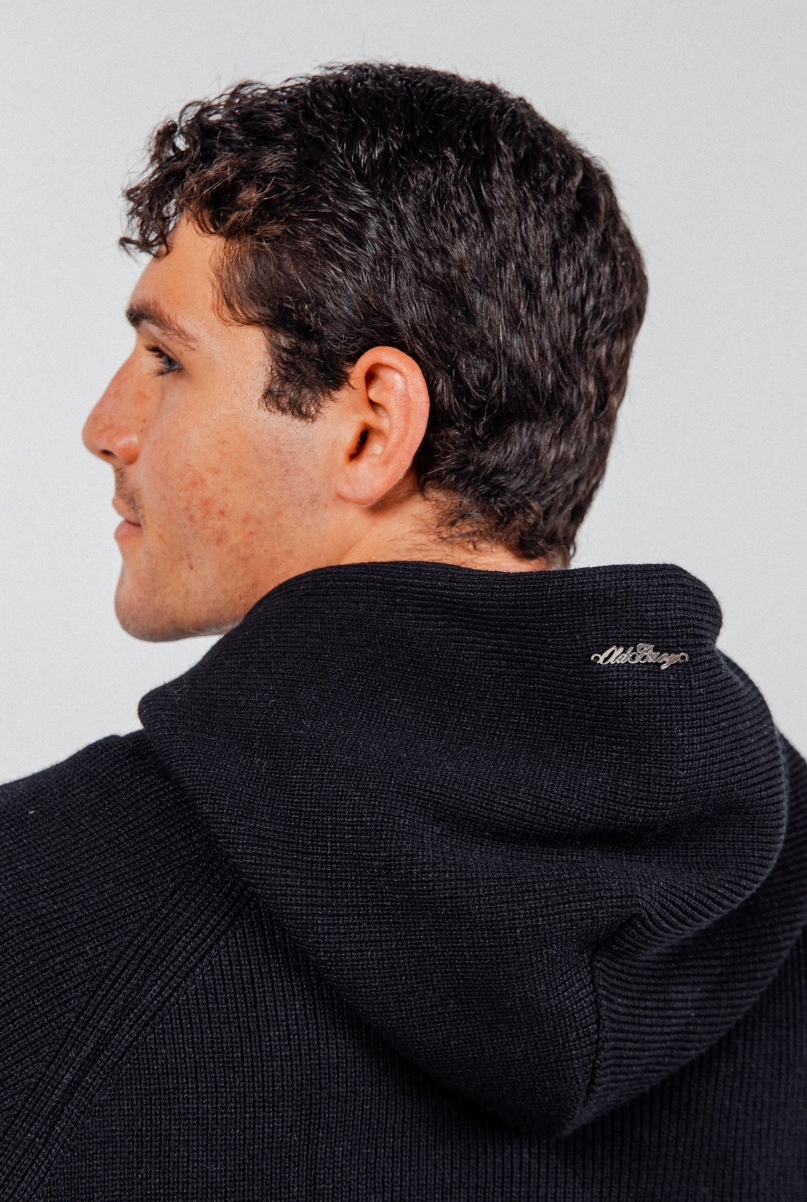 Black James Knitted Overhead