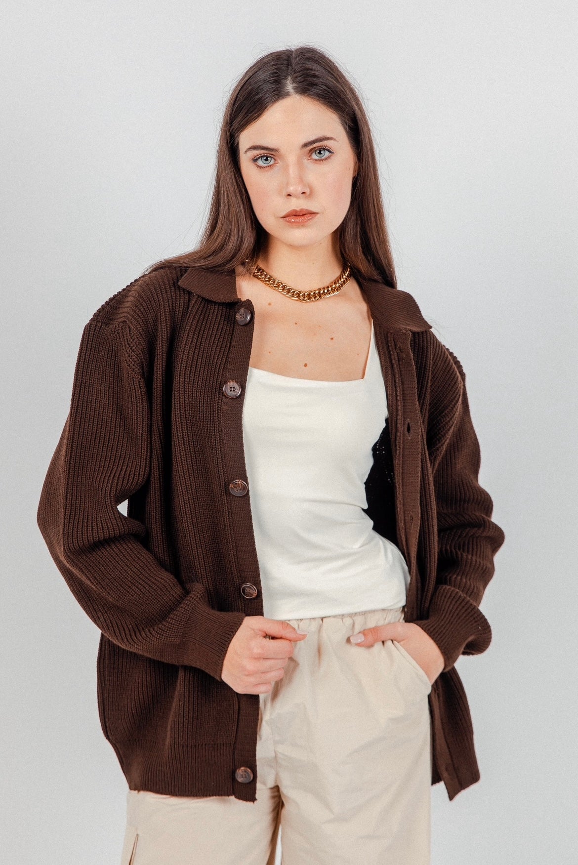 Espresso Cardi Couture